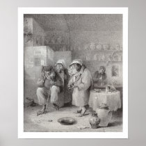 The Toothache - Monkeys - Dentist Office Decor! Poster
