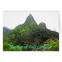 The Top of Pali Lookout card