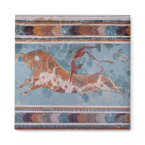 The Toreador Fresco, Knossos Palace, Crete magnets