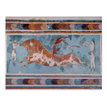 The Toreador Fresco, Knossos Palace, Crete postcards