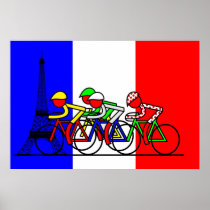 The Tour Arrives in Paris Print