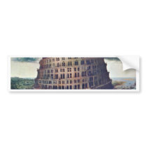 The Tower Of Babel. By Pieter Bruegel Bumper Stickers