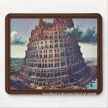 The Tower Of Babel. By Pieter Bruegel Mousepad