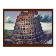 The Tower Of Babel. By Pieter Bruegel Post Cards