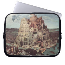 The Tower of Babel - Pieter Bruegel the Elder Laptop Computer Sleeve
