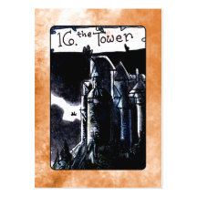 The Tower Tarot Card Business Card Templates