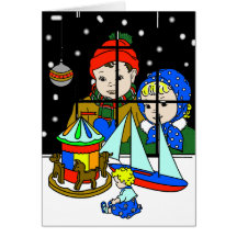 The Toy Store Window Card