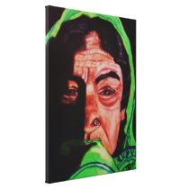 THE TRAGEDY PORTRAIT canvas Stretched Canvas Print