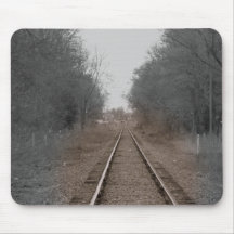 The Train Tracks Mouse Mat