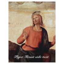 The Transfiguration Of Christ Detail By Perugino Flyer Design