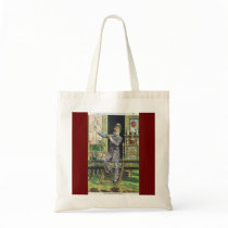 "The Travelling Quack" Snake Oil Salesman Tote Bags