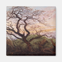 The Tree of Crows, 1822 Fridge Magnet