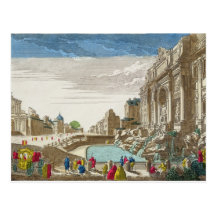 The Trevi Fountain, Rome Post Cards