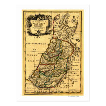The Tribes of Israel in PalestinePanoramic Map Postcards