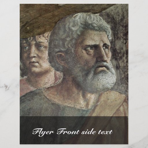 The Tribute Money  By Masaccio (Best Quality) Full Color Flyer