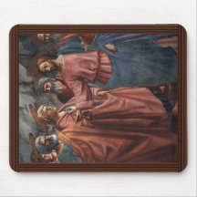 The Tribute Money  By Masaccio (Best Quality) Mousepads