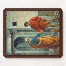 The Tribute Money  By Masaccio (Best Quality) Mouse Pad