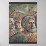 The Tribute Money  By Masaccio (Best Quality) Print
