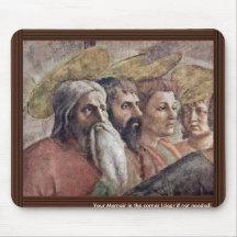 The Tribute Money Detail: By Masaccio (Best Qualit Mousepads