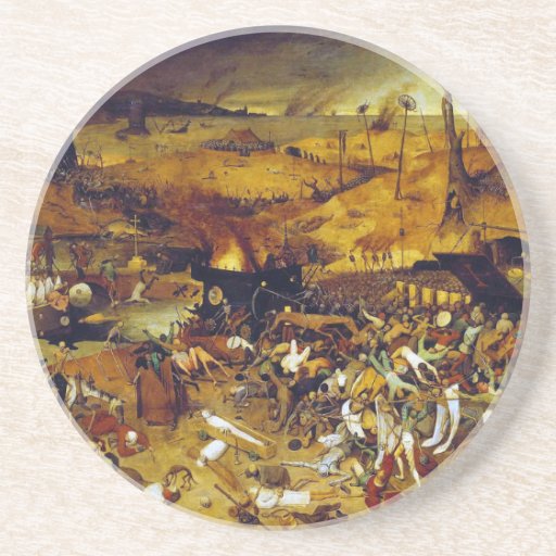 The Triumph of Death by Pieter Bruegel the Elder Beverage Coasters