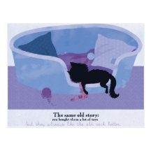 The truth about Pets Post Card