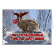 The Truth About Rudolph Greeting Card