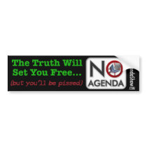 The Truth Hurts Bumper Sticker
