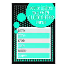 The Turquoise Gluten Free Invite