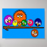 The Tweet Family Print