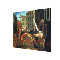 The Two Coaches, a scene added to the comedy 'The canvas prints