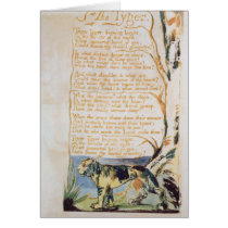 The Tyger, from Songs of Innocence cards