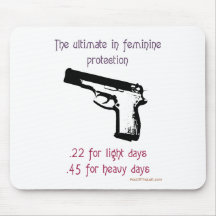 The Ultimate In Feminine Protection Mouse Pads
