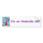 The Umbrella Girl Bumper Sticker