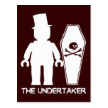 The Undertaker by Customise My Minifig Post Card