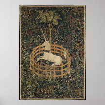 The Unicorn in Captivity Print