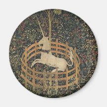 The Unicorn in Captivity Refrigerator Magnet