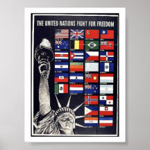 The United Nations Fight For Freedom Print