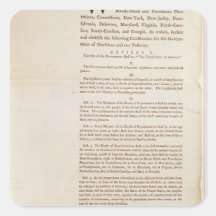 The United States Constitution, 1787 Sticker
