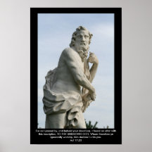 The Unknown God Scripture Print