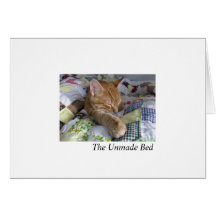 The Unmade Bed Card