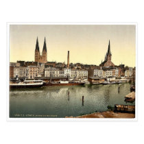 The Unter Trave, near Holsenthor, Lubeck, Germany postcards