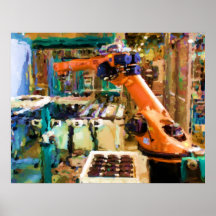 The UP factory. Production of ALPHA2 pumps Posters