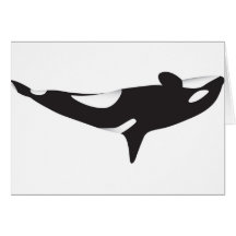 The Upside Down Whale Greeting Card