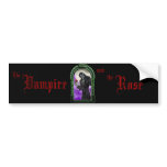 The Vampire and the rose Bumper Sticker