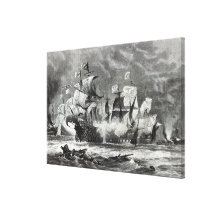 The Vanguard, under Sir William Winter Gallery Wrapped Canvas