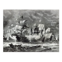 The Vanguard, under Sir William Winter Post Card