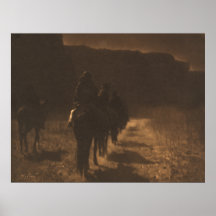 The vanishing race—Navaho. Print