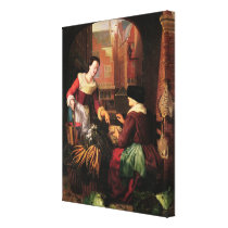 The Vegetable Seller canvas prints