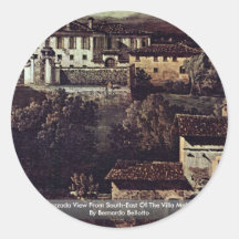 The Village Gazzada View From South-East Sticker