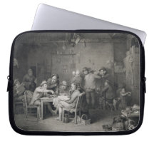 The Village Politicians, engraved by Abraham Raimb Laptop Computer Sleeves